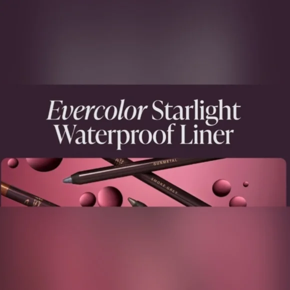 Midnight Black Eyeliner With Sharpener Mally Evercolor Starlight Waterproof NWOB - Picture 9 of 9